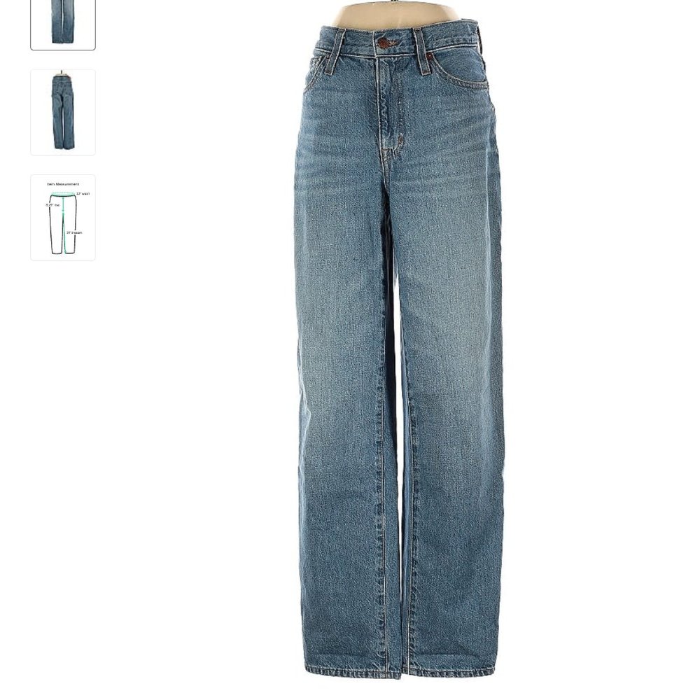 Madewell "The Slouchy Boyfriend" jeans